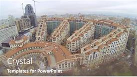  Presentation with unmanned - Presentation with winter love story cute couple in a very beautiful place they laugh at the frozen lake near high rocks background and a gray colored foreground