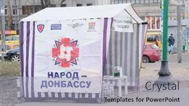  Presentation with humanitarian aid - PPT layouts featuring moscow-russia-november-11-2014 background and a light blue colored foreground