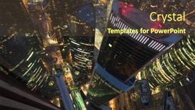  Presentation with international business - PPT theme having moscow-russia-oct-17-2015 background and a tawny brown colored foreground