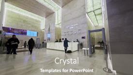  Presentation with reception hall - Audience pleasing theme consisting of moscow-russia-oct-31-2017 backdrop and a gray colored foreground