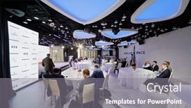  Presentation with mercury - Beautiful presentation theme featuring moscow-russia-oct-31-2017 backdrop and a gray colored foreground