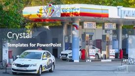  Presentation with petrol station - 