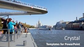  Presentation with water meter - Beautiful PPT theme featuring moscow-russia-sep-24-2017 backdrop and a gray colored foreground