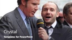  Presentation with actor - Amazing slides having moscow-russia-september-12-actor backdrop and a  colored foreground