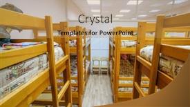  Presentation with beds - Colorful presentation design enhanced with moscow-russia-september-24-2018 backdrop and a gold colored foreground