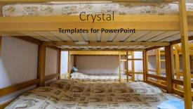  Presentation with beds - PPT theme having moscow-russia-september-24-2018 background and a gold colored foreground