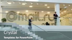  Presentation with mail - Colorful presentation design enhanced with moscow-russia-september-3-2016 backdrop and a  colored foreground