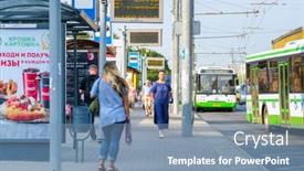  Presentation with bus station - 