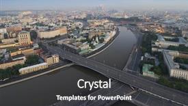  Presentation with stalin - Colorful slide set enhanced with moscow russia view from stalin backdrop and a dark gray colored foreground