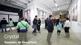  Presentation with michelangelo - Amazing PPT theme having moscow-sep-03-2015-people backdrop and a gray colored foreground