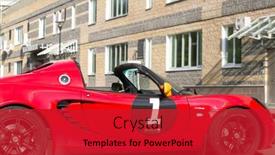  Presentation with car racing - Colorful slide deck enhanced with moscow-sep-13-2015-lotus backdrop and a crimson colored foreground