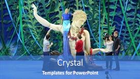  Presentation with mermaid - PPT layouts enhanced with moscow-sep-19-rehearsal background and a teal colored foreground