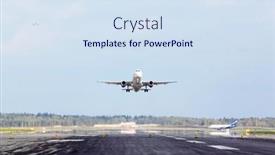  Presentation with airport runway - Audience pleasing PPT layouts consisting of wrong way big mistake turn back road sign billboard backdrop and a white colored foreground