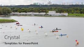  Presentation with rowing - Audience pleasing presentation design consisting of moscow-sep-4-2016-international backdrop and a light gray colored foreground