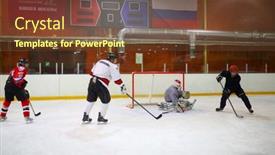  Presentation with ice hockey - 