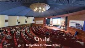  Presentation with renaissance - Amazing presentation theme having moscow-sep-6-people backdrop and a  colored foreground