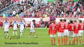  Presentation with farewell - Amazing theme having moscow-sep-9-preparing backdrop and a yellow colored foreground