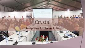  Presentation with engineering - PPT theme featuring moscow-september-03-audience background and a coral colored foreground