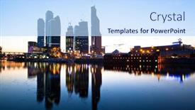  Presentation with third - Presentation theme having moscow-september-17-the-moscow background and a light blue colored foreground