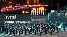  Presentation with orchestra - Colorful slide set enhanced with moscow-september-4-big-orchestra backdrop and a ocean colored foreground