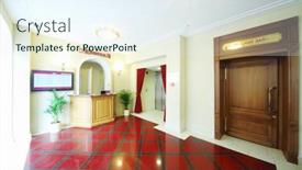  Presentation with cinema ticket - Colorful presentation enhanced with moscow-september-4-ticket-office backdrop and a sky blue colored foreground