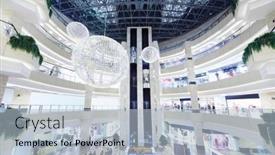  Presentation with fashion show - Presentation having moscow-september-7-top-view background and a light blue colored foreground