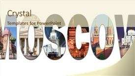  Presentation with letters - Amazing presentation theme having bolshoi theater moscow state university backdrop and a cream colored foreground