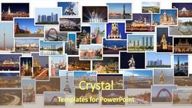  Presentation with collective - Slides consisting of savior cathedral worker and collective background and a coral colored foreground