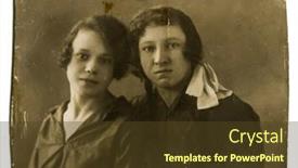  Presentation with 1920s - Beautiful slide set featuring moscow-ussr-circa-1920s backdrop and a tawny brown colored foreground