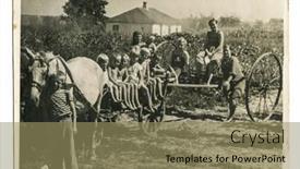  Presentation with 1940s - Amazing slide set having moscow-ussr-circa-1940s backdrop and a coral colored foreground
