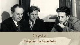  Presentation with ussr - PPT theme with moscow-ussr-circa-1960s background and a soft green colored foreground