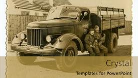  Presentation with ussr - Colorful presentation design enhanced with moscow-ussr-circa-1960s backdrop and a gold colored foreground