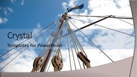  Presentation with russia flag - Beautiful slides featuring moscow yacht festival at dynamo backdrop and a light blue colored foreground