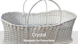  Presentation with moses - Cool new presentation design with moses - baby carry cot isolated backdrop and a gray colored foreground