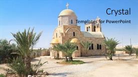  Presentation with orthodox - PPT layouts having moses - greek orthodox church by jordan background and a light blue colored foreground