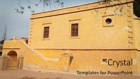  Presentation with egypt - Amazing theme having moses - grounds at the monastery backdrop and a  colored foreground