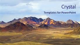  Presentation with moses - Amazing theme having moses - magnificent landscape desert sinai backdrop and a sky blue colored foreground