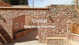  Presentation with great wall travelling - Colorful slide deck enhanced with moses - red wall arch backdrop and a coral colored foreground