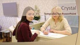  Presentation with receptionist - 