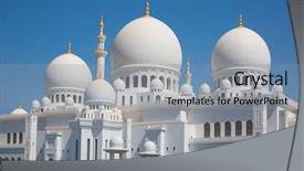  Presentation with abu dhabi united arab emirates - Audience pleasing presentation consisting of mosque in abu dhabi unite backdrop and a  colored foreground