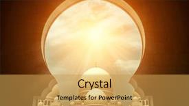  Presentation with zayed - Audience pleasing PPT theme consisting of mosque of sheikh zayed backdrop and a yellow colored foreground