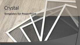  Presentation with mosquito - Beautiful PPT theme featuring mosquito window screens on floor backdrop and a mint green colored foreground