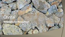  Presentation with lichen mosses moss - PPT theme having moss covered rocks background and a  colored foreground