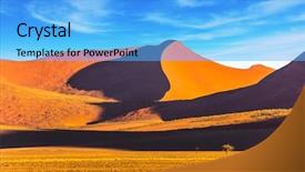  Presentation with world tourism - Colorful presentation design enhanced with most ancient in the world backdrop and a light blue colored foreground