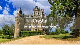  Presentation with france - Amazing slides having most beautiful and mysterious castle backdrop and a violet colored foreground