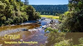  Presentation with stream - Audience pleasing slides consisting of most-beautiful-nature backdrop and a tawny brown colored foreground