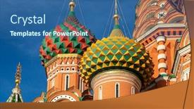  Presentation with architectural - PPT layouts having most-famous-architectural-place background and a ocean colored foreground