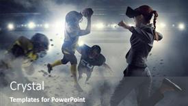  Presentation with entertainment - Theme with most-impressive-entertainment-technologies-mixed background and a gray colored foreground