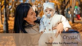  Presentation with city people walking - 