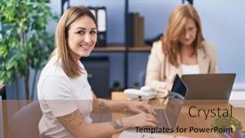  Presentation with working mother - 